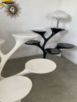 Porte-plante Ou Présentoir De Magasin En Fibre De Verre Vintage, Design Des Années 70/80, Space Age -Jardin Fournitures Boutique 79bd08c1 9597 42d8 b6f7 1081edde9caf