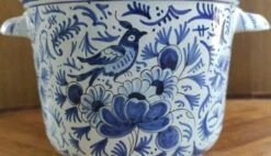 Ancien Cache Pot Delft Décor Oiseau -Jardin Fournitures Boutique 7a245ec9 6ad3 42d0 89f7 3e9dc8e536ad