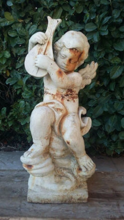 Statue De Jardin Chérubin Angelot Musicien En Fonte 19ème -Jardin Fournitures Boutique 7b97aa3f 5e60 4d71 9cf3 bea3f110c0b9