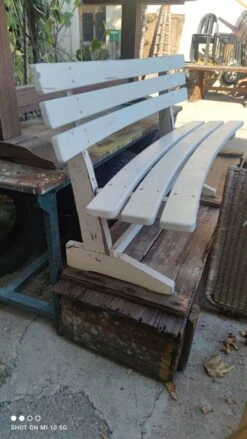 Banc De Jardin En Bois Peint Vers 1950 -Jardin Fournitures Boutique 7d48d90d 3535 42d4 9bc9 dac49a47e981