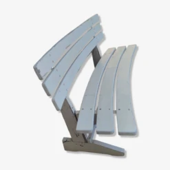 Banc De Jardin En Bois Peint Vers 1950