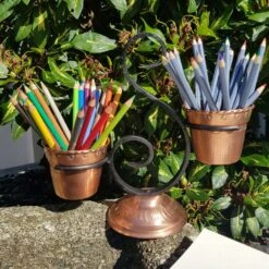 Porte Plante Duo En Cuivre Et Métal Goardere -Jardin Fournitures Boutique 7f906225 3199 4116 ba27 87ff67354cc7