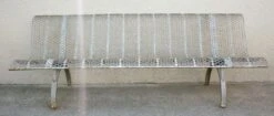 René Malaval, Grand Banc En Métal Perforé Et épais, Design Des Années 50 -Jardin Fournitures Boutique 805c69a1 527b 48fd b2c4 ba103050bdb1