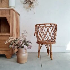Porte-plantes Ancien En Rotin Tripode -Jardin Fournitures Boutique 80e8513b 5f37 4805 8722 ac8f5cfbda56