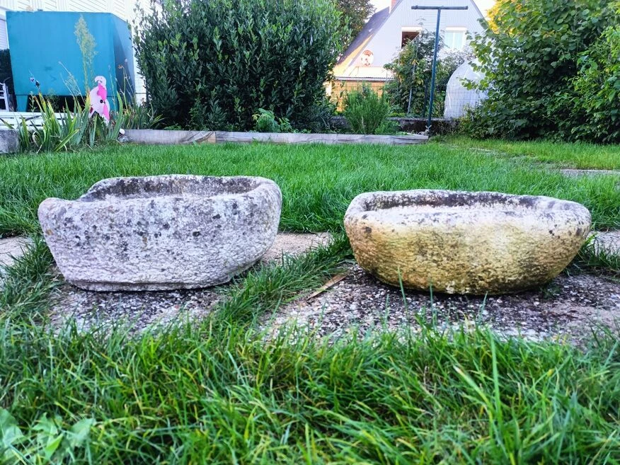 Paire De Médicis Jardinières En Pierre 4 Paire De Médicis Jardinières En Pierre – Image 2