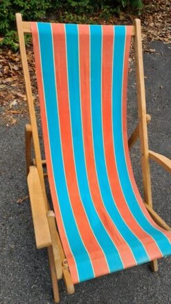 Ancienne Chaise Longue / Transat Avec Son Repose Pied -Jardin Fournitures Boutique 8231a07f 432a 457c a445 85572fc08d85