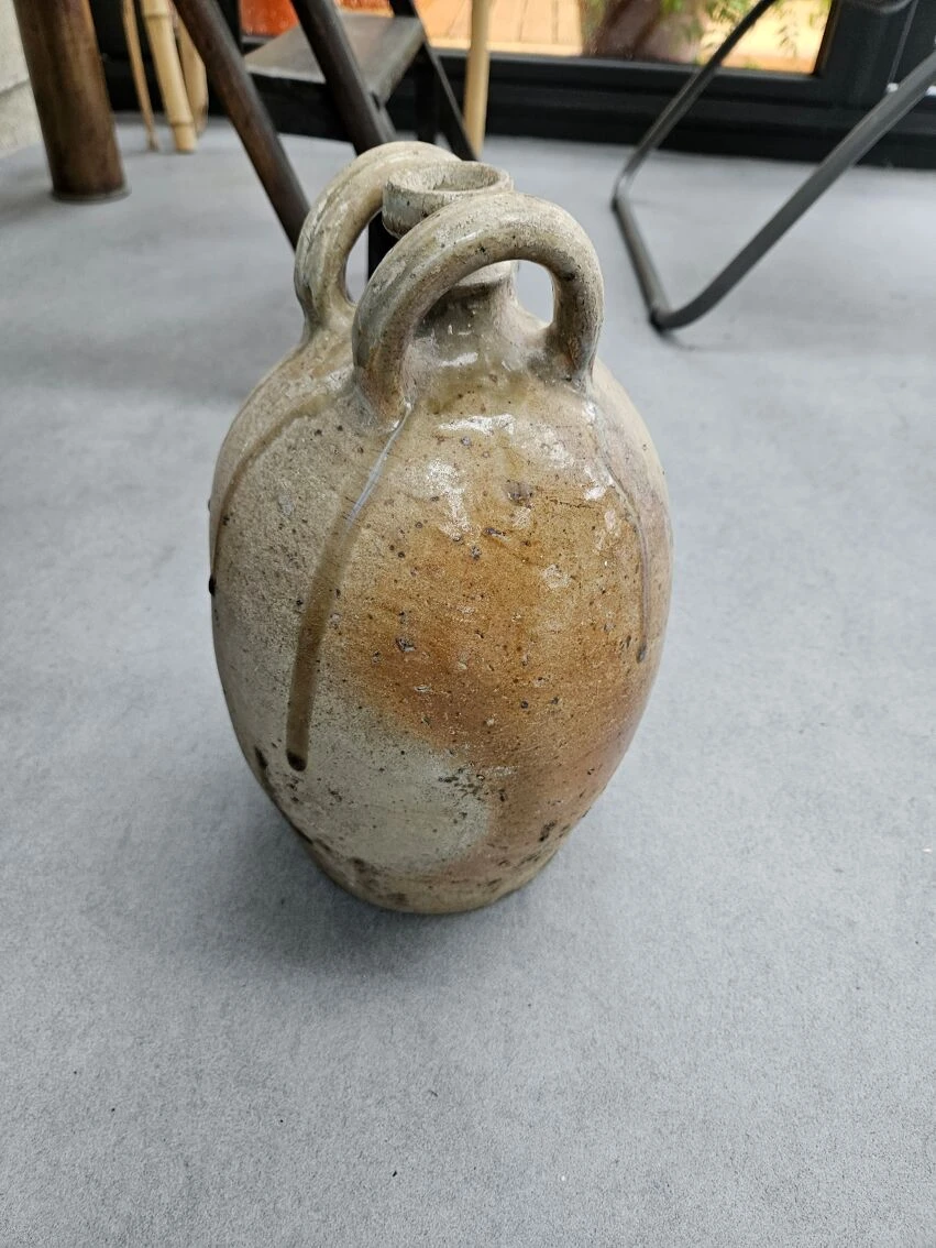 Cruche à Huile En Grès Début 20ème 4 Cruche à Huile En Grès Début 20ème – Image 2