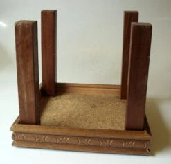 Années 1950 Rockabilly Bas Support De Plantes En Bois Mit Carreaux De Céramique, Vintage -Jardin Fournitures Boutique 83c13a40 85d0 47b1 a9ee 962d6331ea17