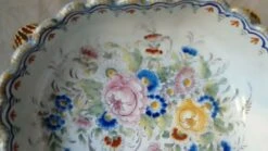 Coupe En Faience De Nevers Decor Floral Papillon -Jardin Fournitures Boutique 8502c56a e98c 458d 9b46 b55cf74d61f8