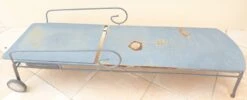 Chaise Longue Ancienne En Fer Forgé Vintage à Roulette En L’état à Restaurer -Jardin Fournitures Boutique 85ea304f d15f 4f09 97b7 d09a04317a05