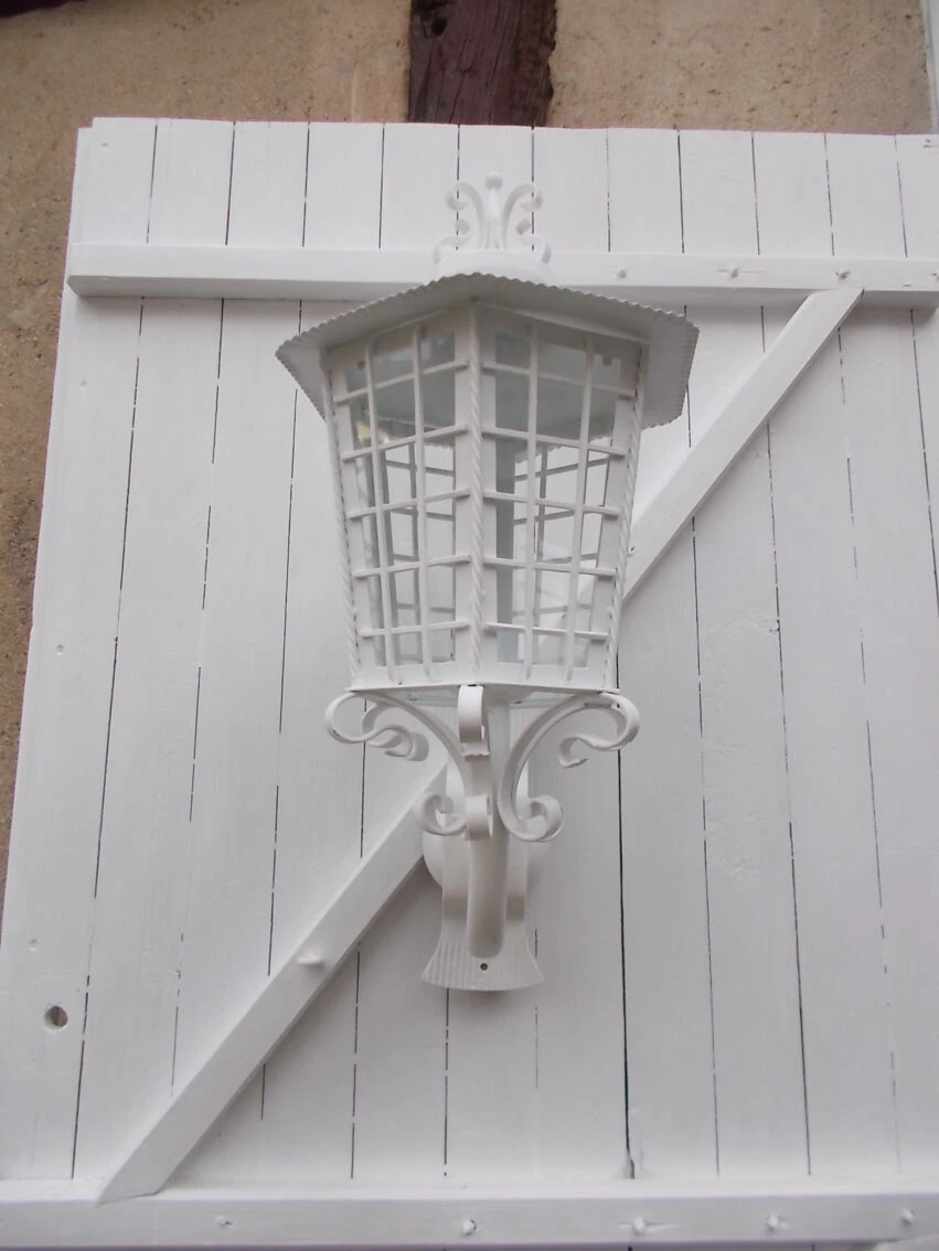 Paire De Lanternes En Fer Forgé 8 Paire De Lanternes En Fer Forgé – Image 6