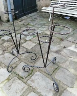 Lot De 2 Porte Plantes Fer Forgé -Jardin Fournitures Boutique 874039e7 f852 49f5 b70e 965e71588d6b