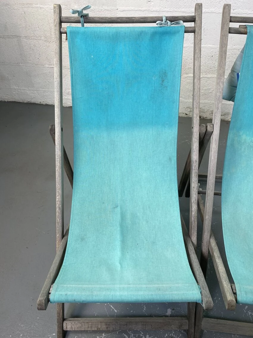 Lot De 2 Chaises Longues Bleues 6 Lot De 2 Chaises Longues Bleues – Image 4