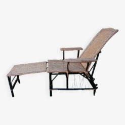 Chaise Longue En Rotin Début XX ème -Jardin Fournitures Boutique 8ca58704 2e69 4306 b92d 4ffa48879377