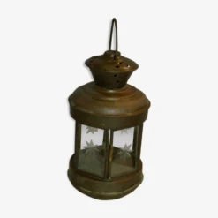 Lanterne à Bougie En Laiton