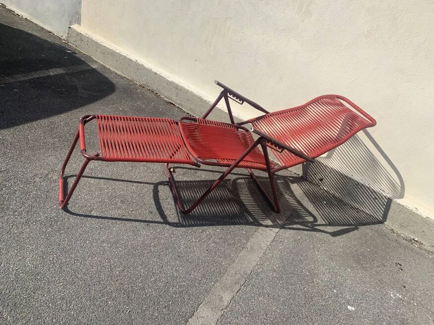 Chaise Longue Scoubidou Années 50 8 Chaise Longue Scoubidou Années 50 – Image 6