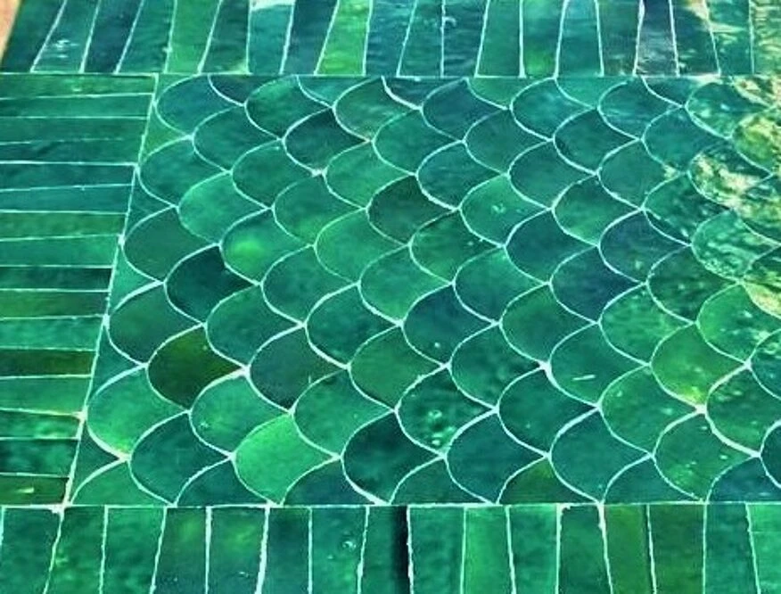 Table Zellige Vert 5 Table Zellige Vert – Image 3