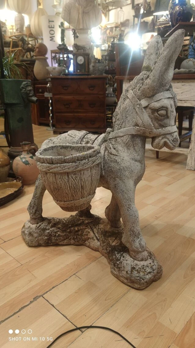 Âne Porte Plantes En Poussière De Marbre Reconstitué De La Maison Italgarden 14 Âne Porte Plantes En Poussière De Marbre Reconstitué De La Maison Italgarden – Image 12