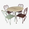 Ancienne Table Et 4 Chaises En Fer Forgé -Jardin Fournitures Boutique 913fe691 15d4 4266 a554 c4f8b3391ddc