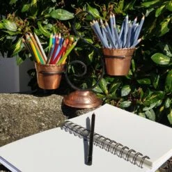 Porte Plante Duo En Cuivre Et Métal Goardere -Jardin Fournitures Boutique 917f7376 ad95 4e01 8d07 94329ae01696