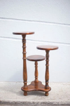 Porte-plante Vintage Support Plante 3 Plateaux Bois Sellette Bois, Stand Plante , Présentoir -Jardin Fournitures Boutique 94164cc3 15c8 44bf 9fa6 3d067adb0c55