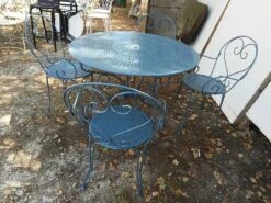 Salon De Jardin En Fer Forgé Bleu -Jardin Fournitures Boutique 9453ad3c 3440 4df5 b230 cf679f3cc978