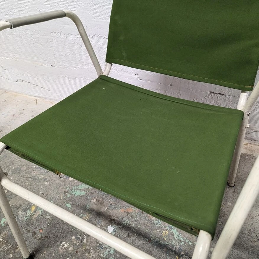 Fauteuil Vintage Métal Et Tissu 9 Fauteuil Vintage Métal Et Tissu – Image 7