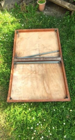 Table De Camping Vintage En Bois Massif / Valise -Jardin Fournitures Boutique 9497645c f54f 4c99 bf27 bb46ac7f9c71