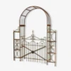 Arche De Jardin Avec Portillon En Fer Forgé