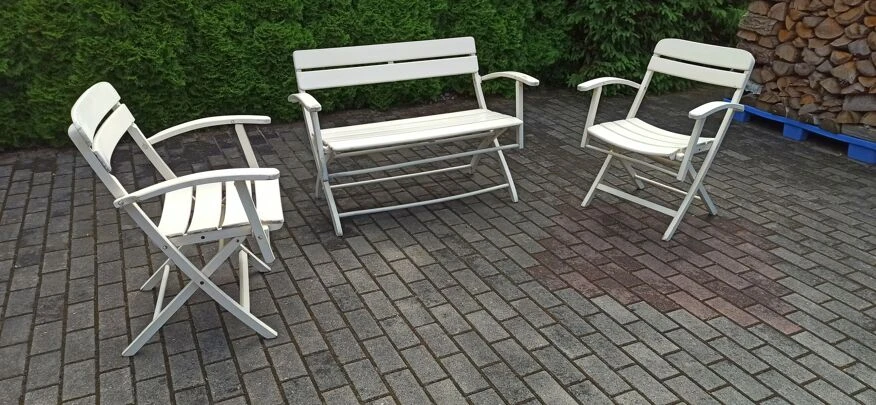 Chaises Solinger Banniza Ensemble De Jardin, Allemagne Années 70. 5 Chaises Solinger Banniza Ensemble De Jardin, Allemagne Années 70. – Image 3