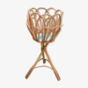 Porte Plante Osier Vintage