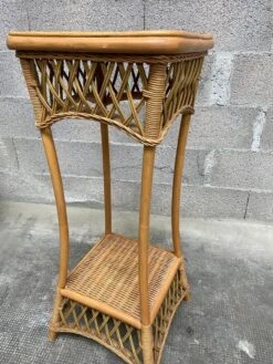 Porte Plantes Rotin Bambou Vintage 1960 -Jardin Fournitures Boutique 99756cc6 0c4a 4551 8dfd 846152393928