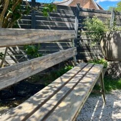 Banc De Jardin En Fer Et Bois Et Ces 2 Tabourets En Bois -Jardin Fournitures Boutique 99bd5193 aa2a 4d4a a706 b8e84bf88562