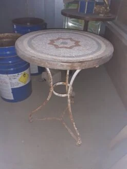 Table Ronde Guéridon Mosaïque -Jardin Fournitures Boutique 9b0c9366 057f 41af 9573 db51b87e66fd