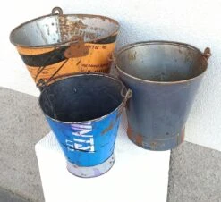 Lot De 3 Seaux En Métal -Jardin Fournitures Boutique 9b3056f8 d241 421e 9b4f a60cbe59ad38