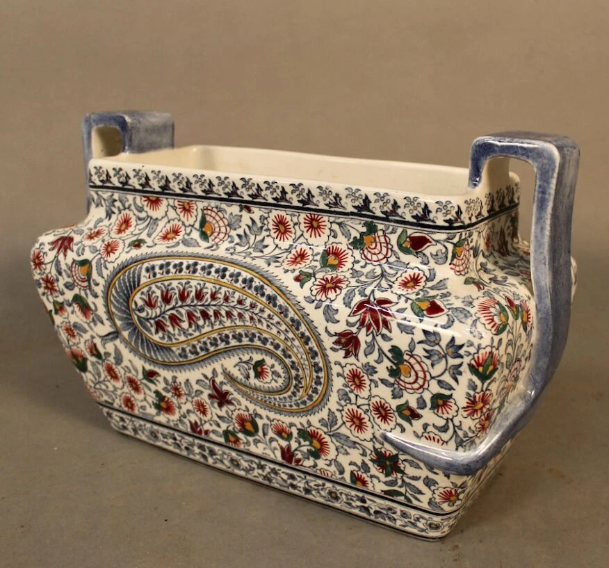 Jardinère De Table En Faïence De Gien 6 Jardinère De Table En Faïence De Gien – Image 4