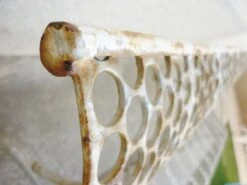 René Malaval, Grand Banc En Métal Perforé Et épais, Design Des Années 50 -Jardin Fournitures Boutique 9ddbddbc b51b 4f74 8569 e6bd1b25d9f3