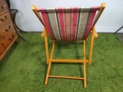 Transat En Bois Et Tissu Vintage -Jardin Fournitures Boutique 9e02446a b169 4a30 aec2 a2eb67330d71