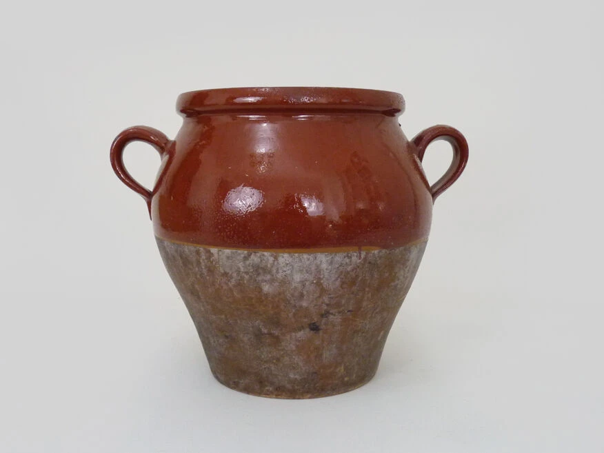 Pot à Confit Marron Vernissé, Sud Ouest De La France, Pot De Conservation XIXème 6 Pot à Confit Marron Vernissé, Sud Ouest De La France, Pot De Conservation XIXème – Image 4