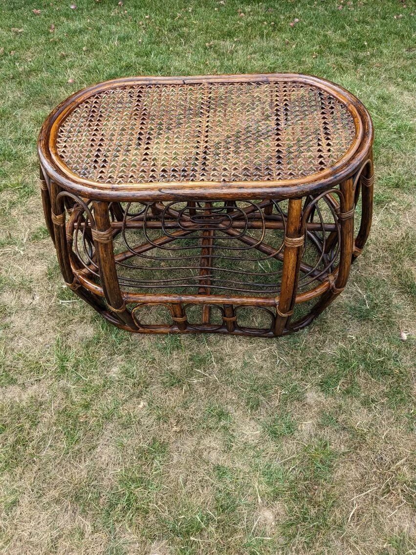 Table En Rotin Et Cannage 5 Table En Rotin Et Cannage – Image 3