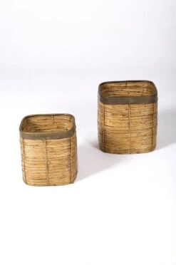 Cache Pot En Rotin, 1970s -Jardin Fournitures Boutique a098708d e0b7 4e5f 90a6 ea3bf2412a46