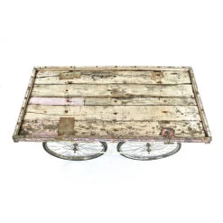 Charrette En Bois Patiné Rose -Jardin Fournitures Boutique a0f32f63 550e 4062 a229 dd2b9480f87a