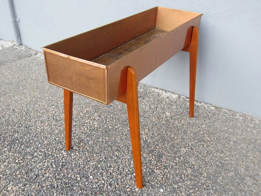 Porte Plante Jardinière Scandinave En Cuivre 8 Porte Plante Jardinière Scandinave En Cuivre – Image 6