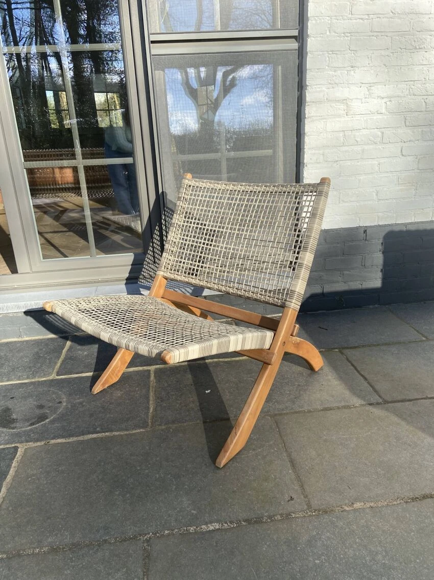 Chaise De Jardin Rétro En Rotin 9 Chaise De Jardin Rétro En Rotin – Image 7