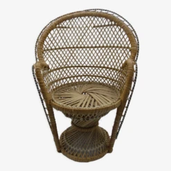 Fauteuil Porte Plante En Osier