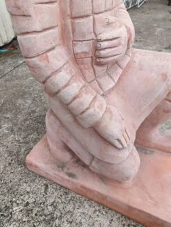 Statue De Jardin Guerrier XIAN Agenouillé En Terre Cuite 87 Cm -Jardin Fournitures Boutique a444e8be da34 401f 9464 55f17a7652da