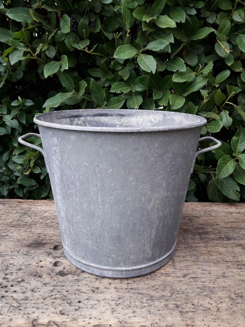 Lessiveuse H30cm En Zinc Jardin 5 Lessiveuse H30cm En Zinc Jardin – Image 3