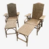Paire De Chaises Longues En Rotin, De Style « Jardin D’hiver » -Jardin Fournitures Boutique a6ec18c1 6cd8 4f56 8b73 d40001fce0eb