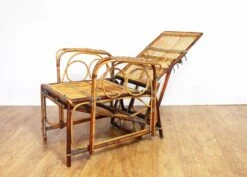 Fauteuil Lognue En Rotin Et Bambou -Jardin Fournitures Boutique a6f2393b e748 425c 908f dabf2fbc60e3