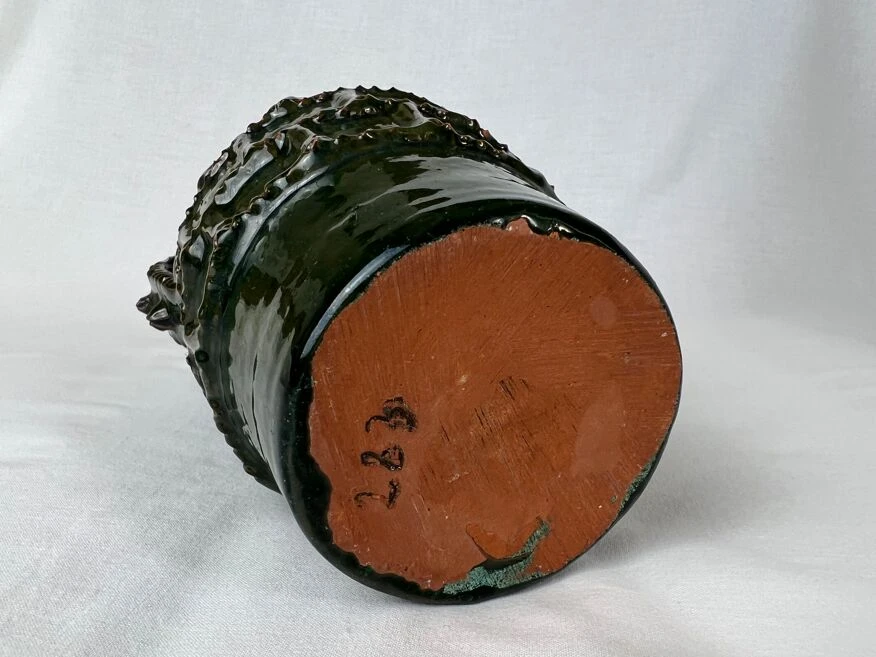 Jarre En Terre Cuite à Anses Vert Foncé 8 Jarre En Terre Cuite à Anses Vert Foncé – Image 6